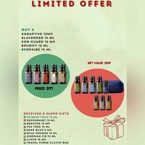 Doterra BOGO BUY 5 get 13🎁